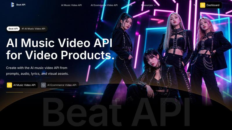 BeatAPI application interface and features